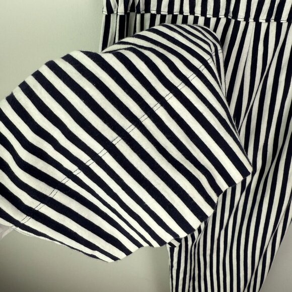 M.D.S Stripes 100% Cotton Amanda Jumper Navy Stripe Size 1/Small - Picture 9 of 12